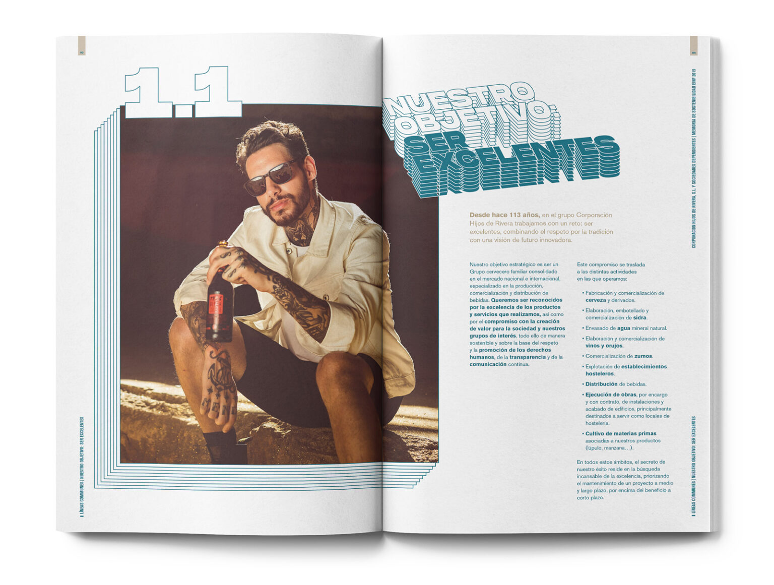 Hijos de Rivera — 2019 Sustainability Report, printed edition