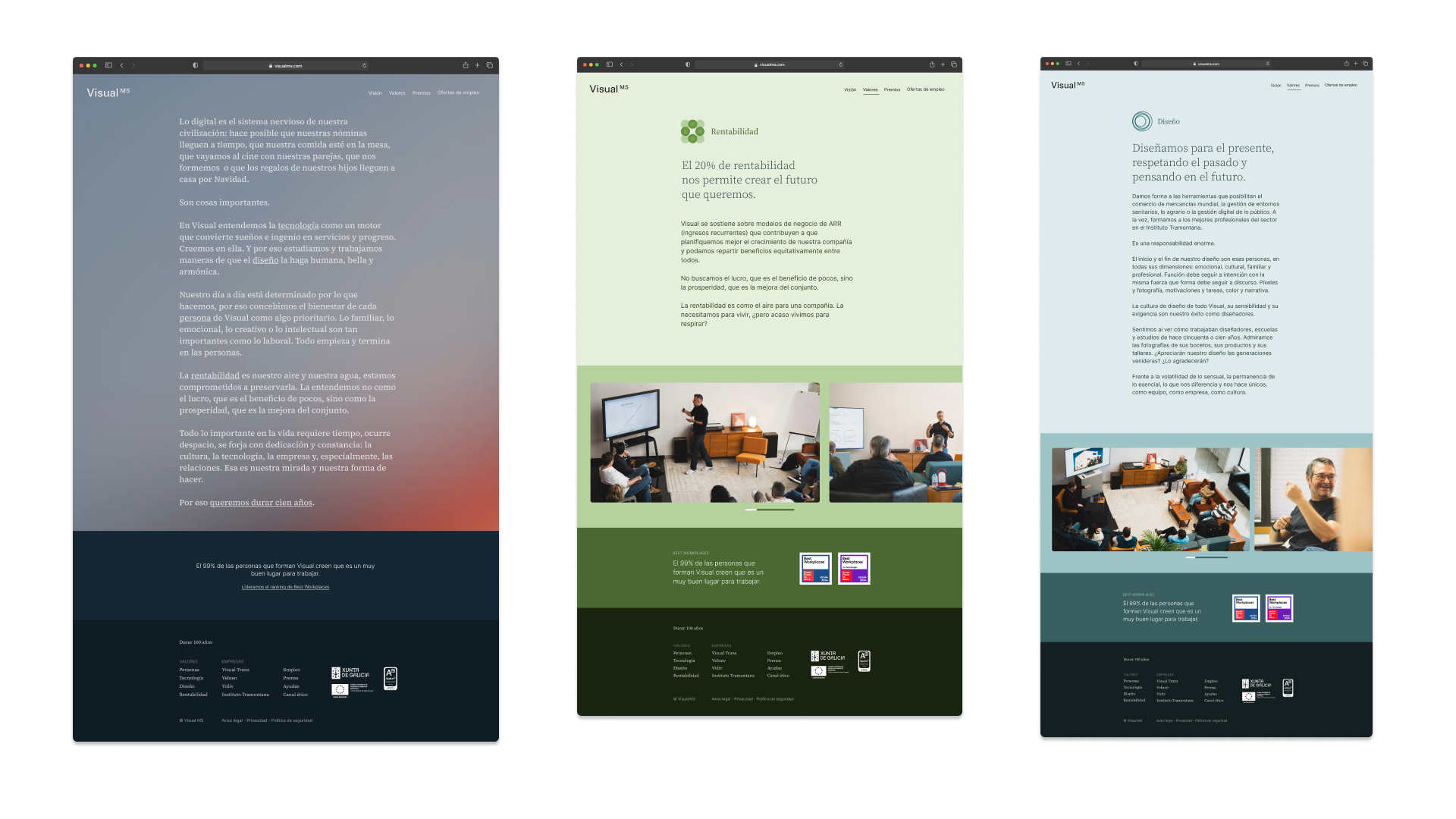 Visual MS — sistema de identidad corporativa